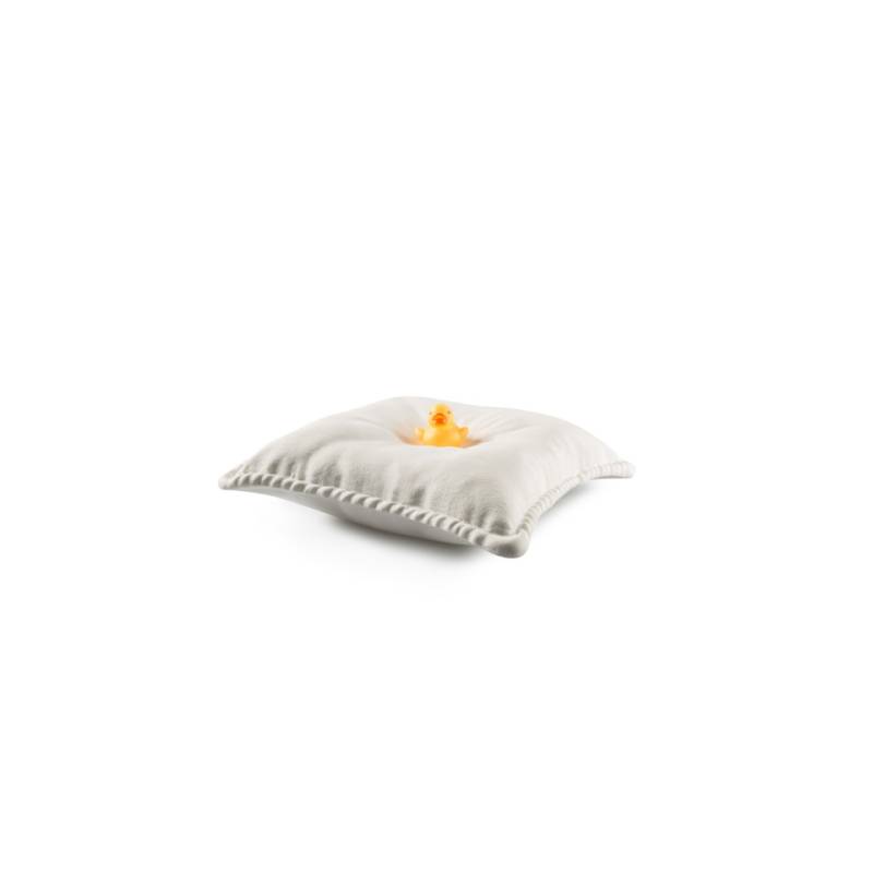 100% Chef white porcelain pillow 24x24 cm