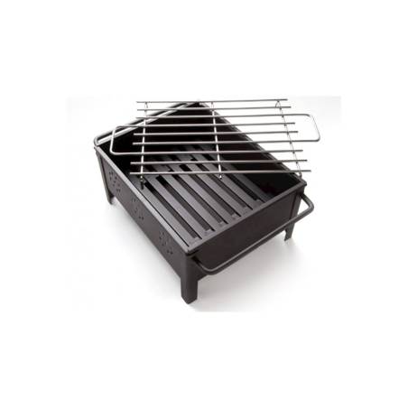 Mini barbecue 100% Chef in acciaio inox cm 25x20x13