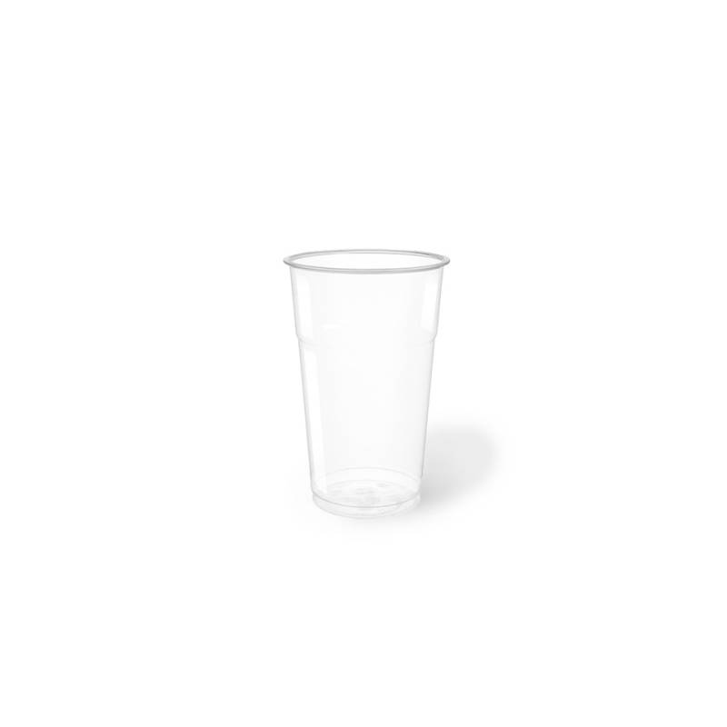Transparent PET disposable beverage glass cl 50