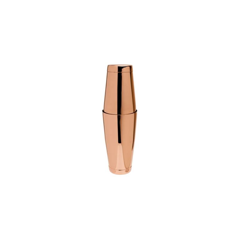 Boston shaker 2 pezzi bilanciato in acciaio inox ramato oz 28/18