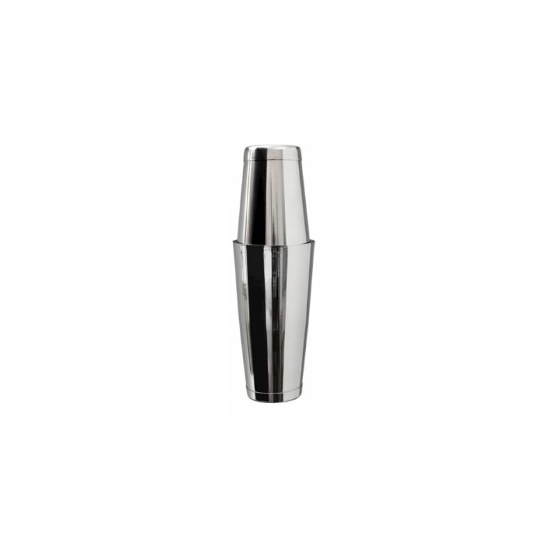 Boston shaker 2 pezzi bilanciato in acciaio inox cl 75