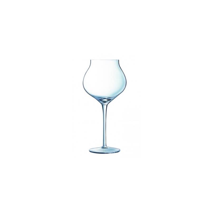 Macaron Fascination goblet in clear glass cl 60