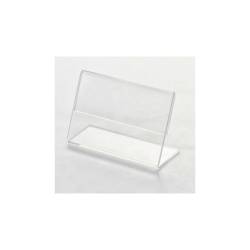 Espositore porta cartellini in plexiglass cm 10x5