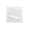 Espositore porta cartellini in plexiglass cm 10x5