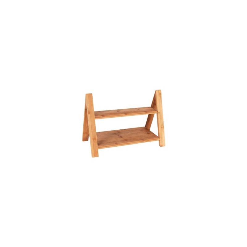 Riser 2 wooden shelves cm 39.5x20x28