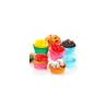 Paper baking cups in assorted colors 5x3 cm
