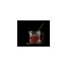 Vintage Glaske jarra de leche en vidrio decorado cl 21
