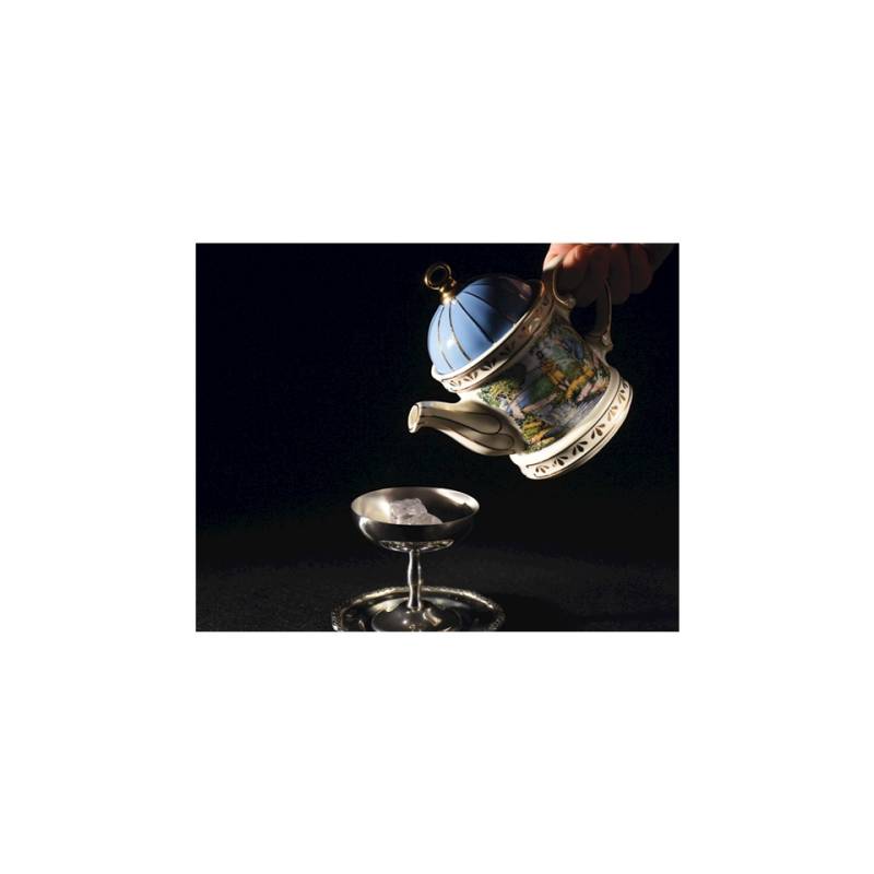 Regency Fishing Sadler dekoriert Porzellan Teekanne cl 58