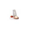 Stainless steel and acacia fine mesh grain grater