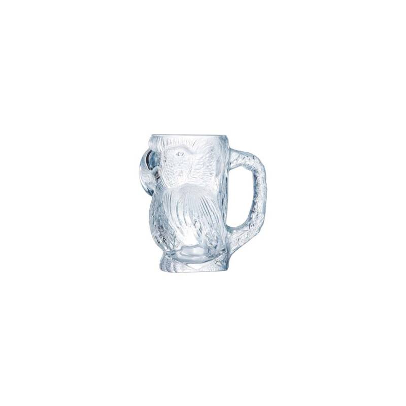 Parrot mug with glass handle cl 90