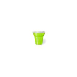 Bicchiere monouso Fiesta in plastica verde mela cl 7
