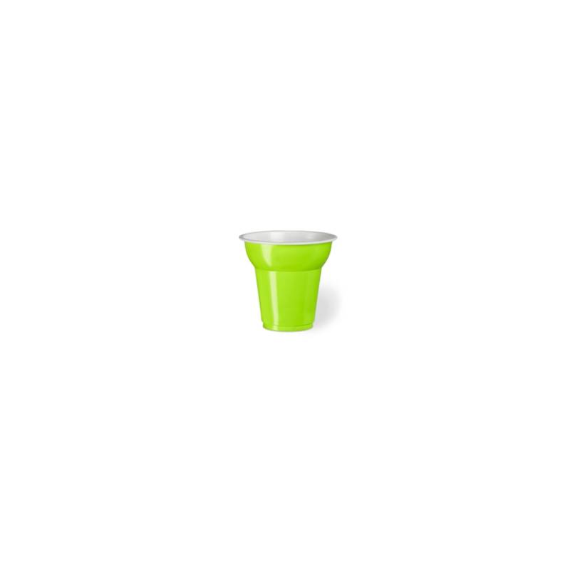Verre Fiesta jetable en plastique vert pomme cl 7