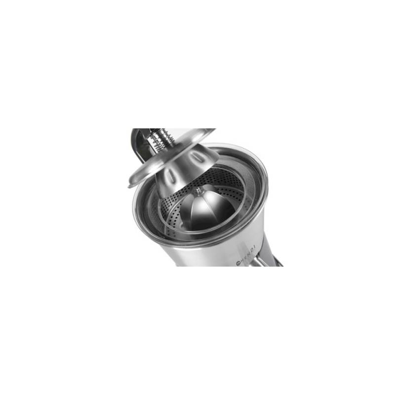 Hendi electric citrus juicer in stainless steel and aluminum