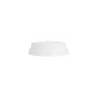 Disposable lid with hole for white plastic coffee cup cm 6.3