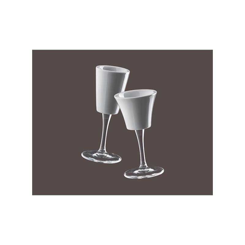 Cafluttino Vivaldi verre et porcelaine cl 7,5