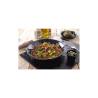 Hendi black enameled tin mini paella pan cm 20x3.6