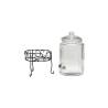 Dispenser drink con rubinetto e supporto in vetro lt 5,8