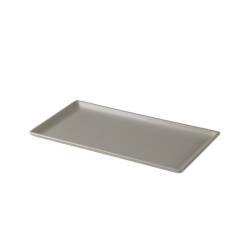 Light gray melamine rectangular tray cm 27.8x14.3