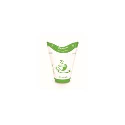 Butterfly disposable paper double wall white and green cl 36 cup