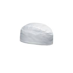 Cappello a bustina in cotone bianco taglia L