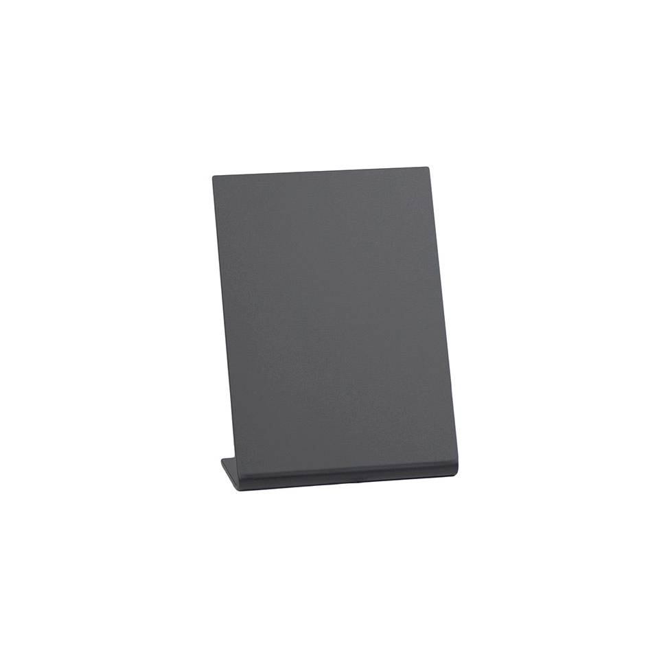 Black acrylic table blackboard 11.5x7.5x4.5 cm