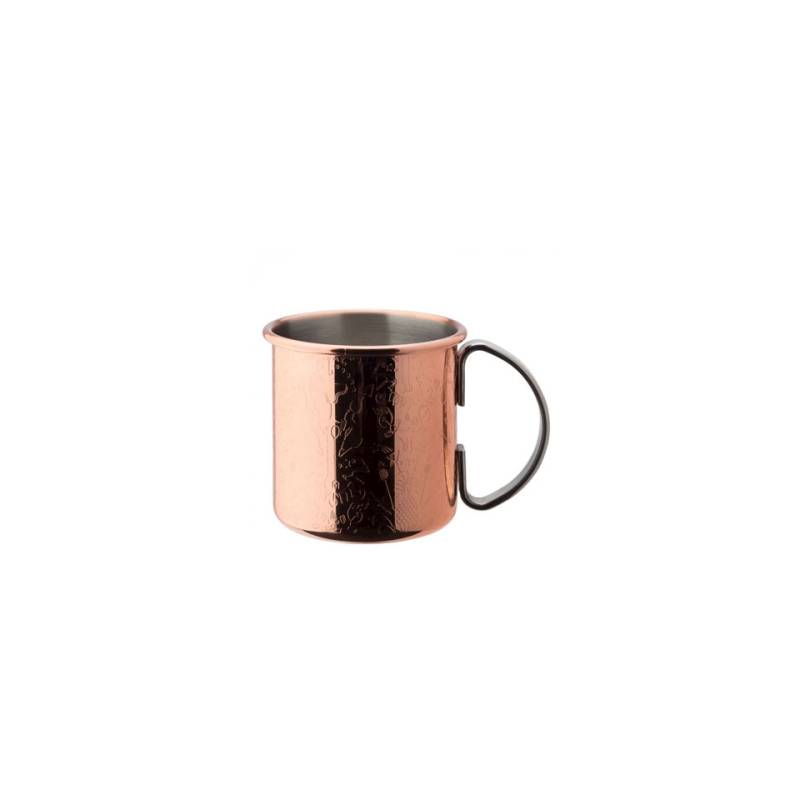 Taza con adornos de acero inoxidable y cobre cl 48