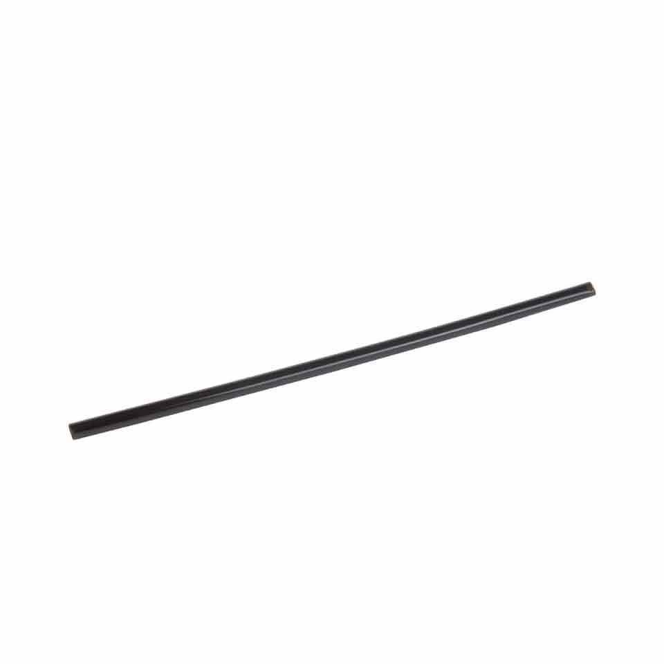 Black bio-plastic compostable straws cm 21X0.7