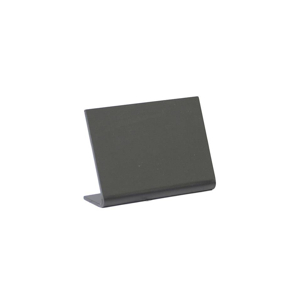 Black acrylic table blackboard 5.5x7.5x2.5 cm
