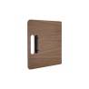 Porta menù a tagliere in legno di noce cm 30x33