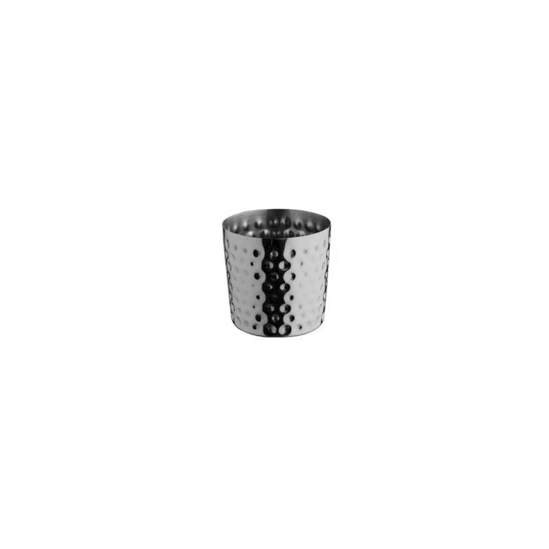 Bicchiere appetiser in acciaio inox martellato cm 8,5 cl 41