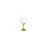Combinados cocktail goblet in clear and green glass cl 64.5