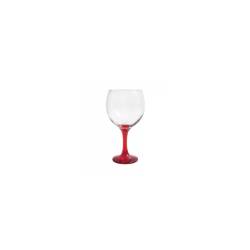 Calice cocktail Combinados in vetro trasparente e rosso cl 64,5