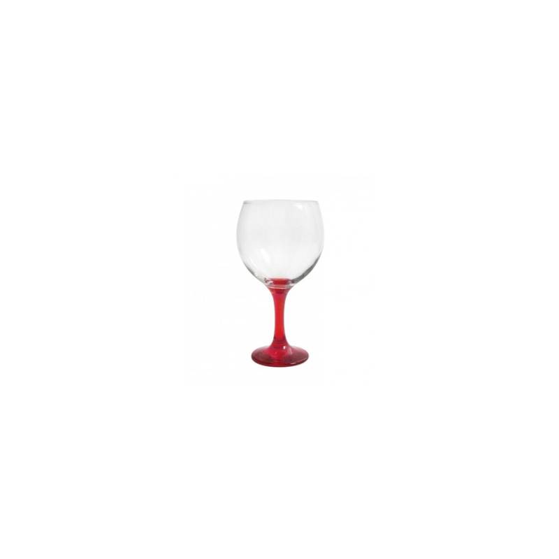 Calice cocktail Combinados in vetro trasparente e rosso cl 64,5