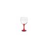 Calice cocktail Combinados in vetro trasparente e rosso cl 64,5