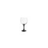 Combinados cocktail goblet in clear and black glass cl 64.5