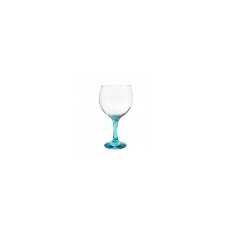 Combinados cocktail goblet in clear and blue glass cl 64.5