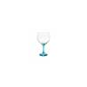Combinados cocktail goblet in clear and blue glass cl 64.5