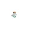 Honey jar in recycled glass with cork gr 284