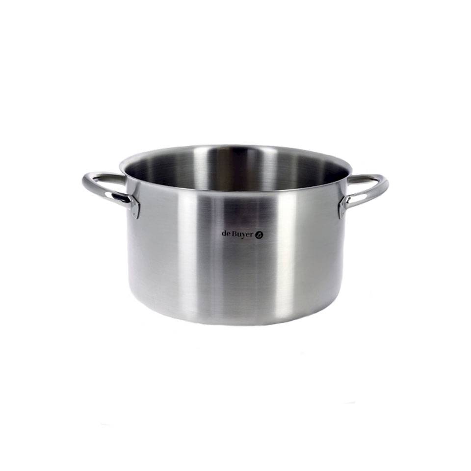 De Buyer stainless steel high induction casserole 2 handles Prim'appety cm 36