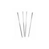 Transparent plastic skewers cm 21