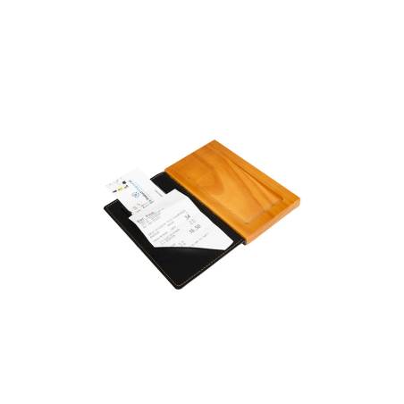 Rendi resto in legno e similpelle con elastico cm 18x10x2
