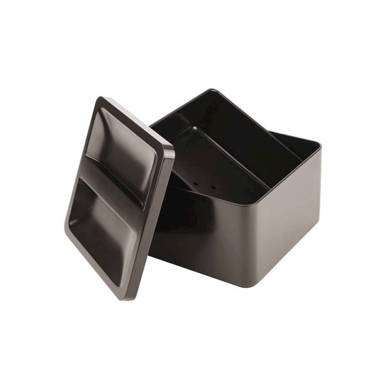 Square ice chest with black plastic lid lt 5.4