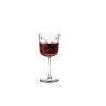 Timeless wine goblet in decorated glass cl 33