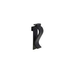 Clip porta etichetta in plastica nera cm 5,5