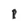 Black plastic label holder clip cm 5.5