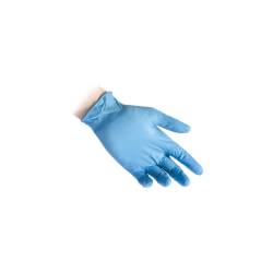 Reflexx powder-free nitrile gloves light blue size XL