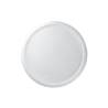 White plastic disposable pizza plate cm 31