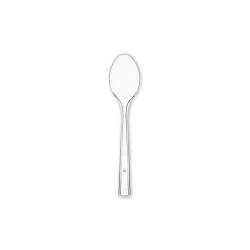 Transparent plastic spoon cm 18
