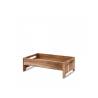 Alzata Buffetscape Churchill in legno di acacia marrone cm 42,1x25,8x13,2