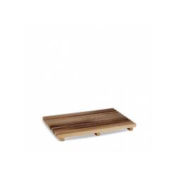 Buffetscape Churchill bread cutting board insert in brown acacia wood cm 37.3x23.4